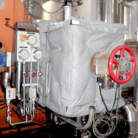 Caixa de isolamento para turbina - Eficiência Energética