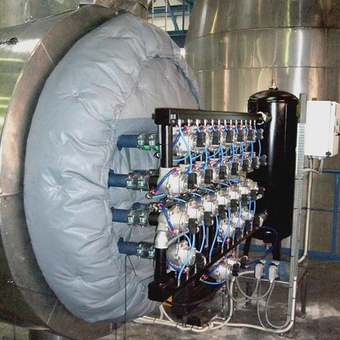 Isolamento especial para tampa de caldeira - Eficiência Energética